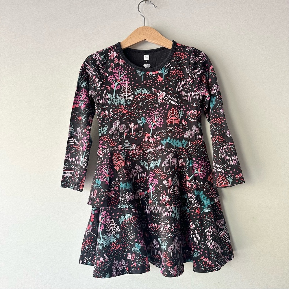 Tea Collection Majestic Pagodas Peplum Dress